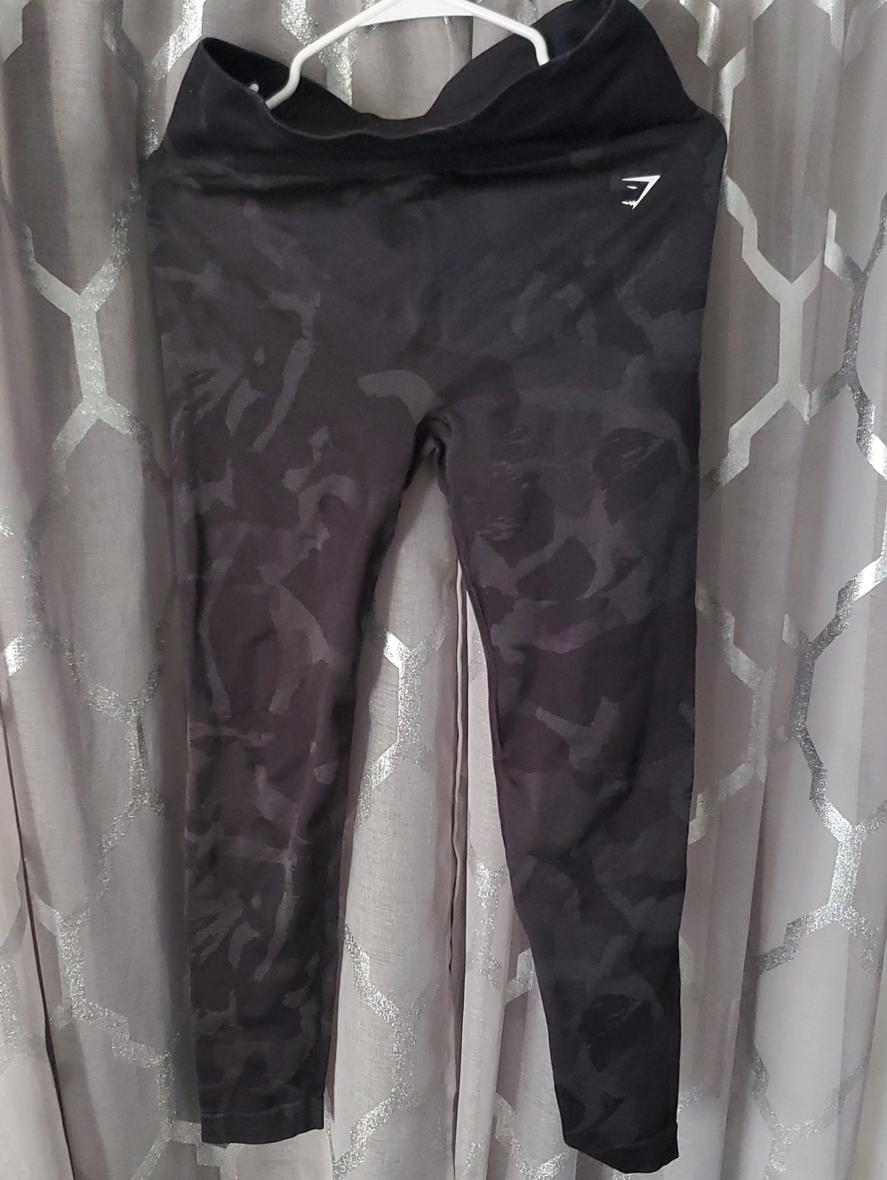 Gymshark Black Camo High-Waist Leggings